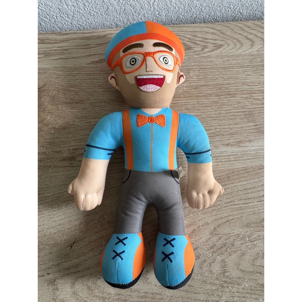 Blippi Plush Stuffed Toy Doll 13 Inch Blue Orange Kideo Inc 2018